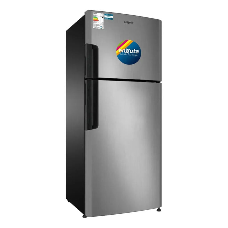 Heladera Frio Seco Enxuta Renx24415i 390 Lt Eficiencia A Gris Plateado