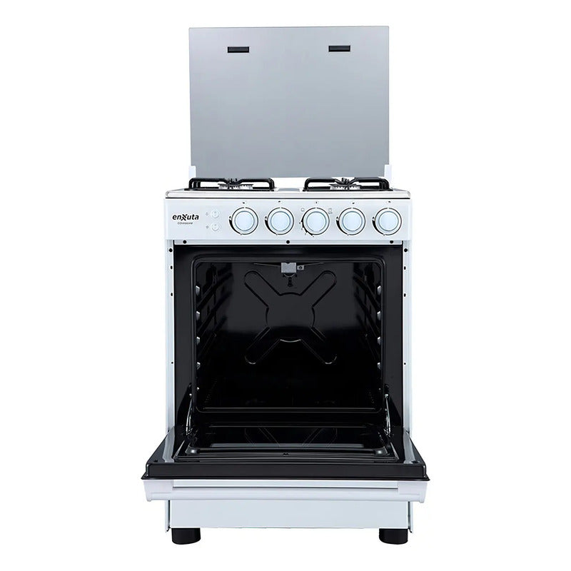 Cocina Enxuta a Gas con Grill 4 Hornallas