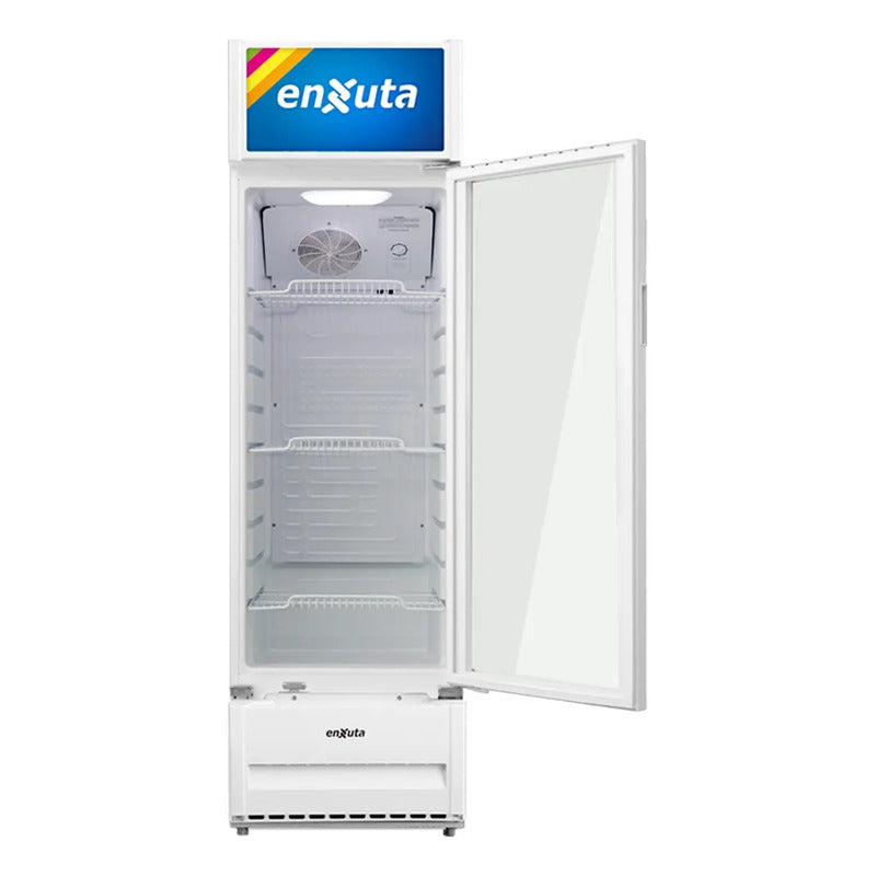 Vitrina Refrigerada Expositor Vertical Enxuta Venx9211 211 L Blanco