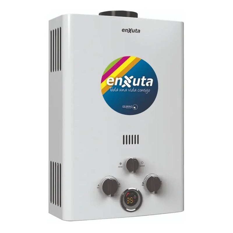 Calefón A Gas Enxuta 6 L/min Blanco Automático Exterior