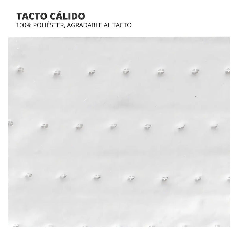 Calientacama Enxuta Smart 2 Plazas 6 Temperaturas Lavable Blanco Puntos