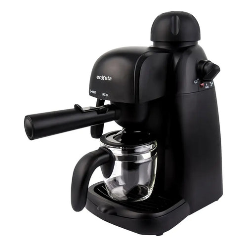 Cafetera Espresso A Vapor 3,5 Bares De Presión Negro