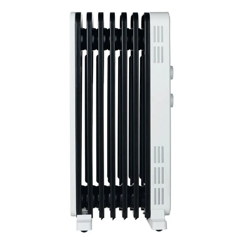 Radiador De Aceite Enxuta Raenx971 7 Elementos 1500w Con Termostato Blanco