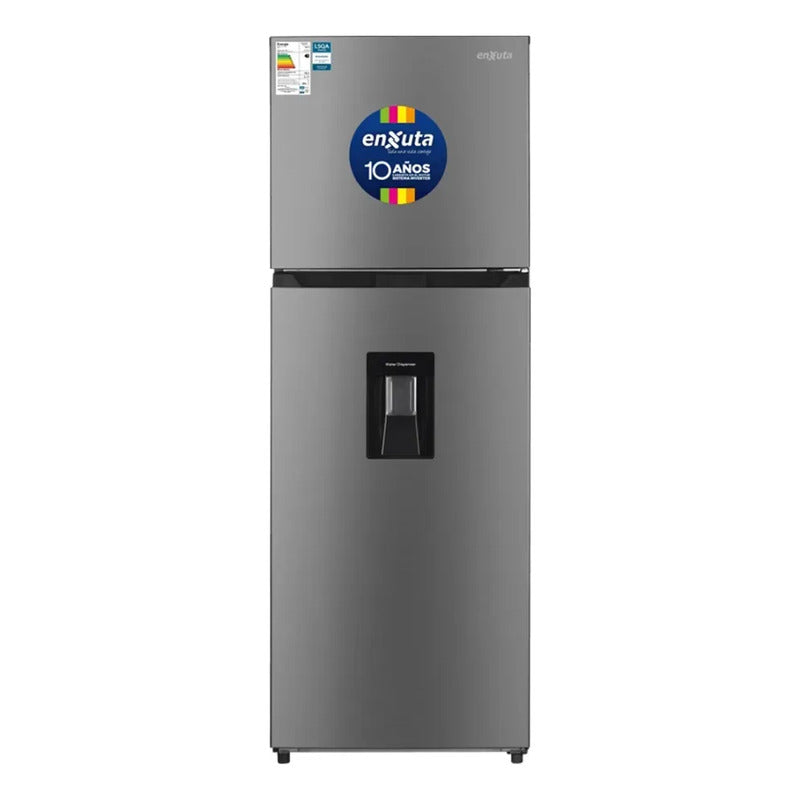 Heladera Enxuta Inverter No Frost De 245l Con Dispensador De Agua Gris