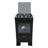 Cocina Enxuta Combinada con Horno Eléctrico 4 Hornallas