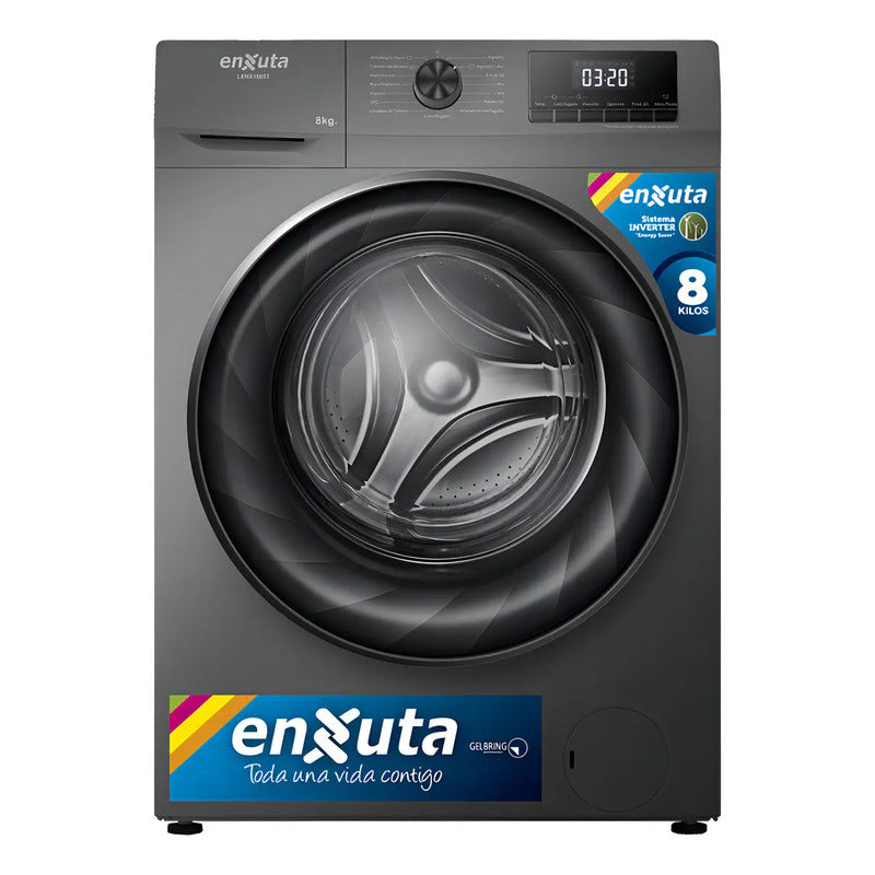 Lavarropas Enxuta Inverter 8 kg