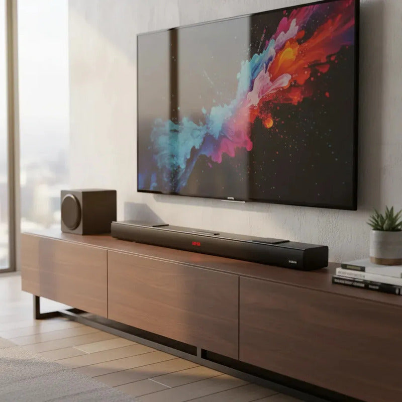 Barra de Sonido Enxuta Bluetooth 1.200 W PMPO