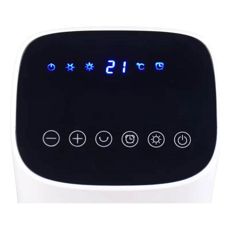 Caloventor Vertical Enxuta 2000w Blanco Termostato Led Oscilante