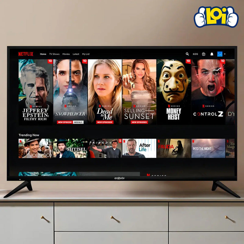 Smart TV Enxuta Ultra HD 4K 43″