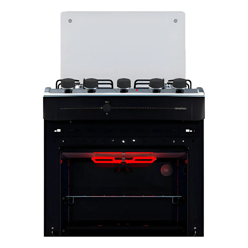 Cocina Enxuta a Gas con Grill 4 Hornallas