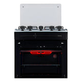Cocina Enxuta a Gas con Grill 4 Hornallas