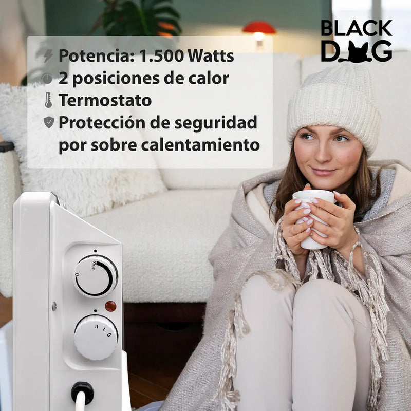 Panel Convector Enxuta Pcenx3515 1500w Con Termostato Color Blanco