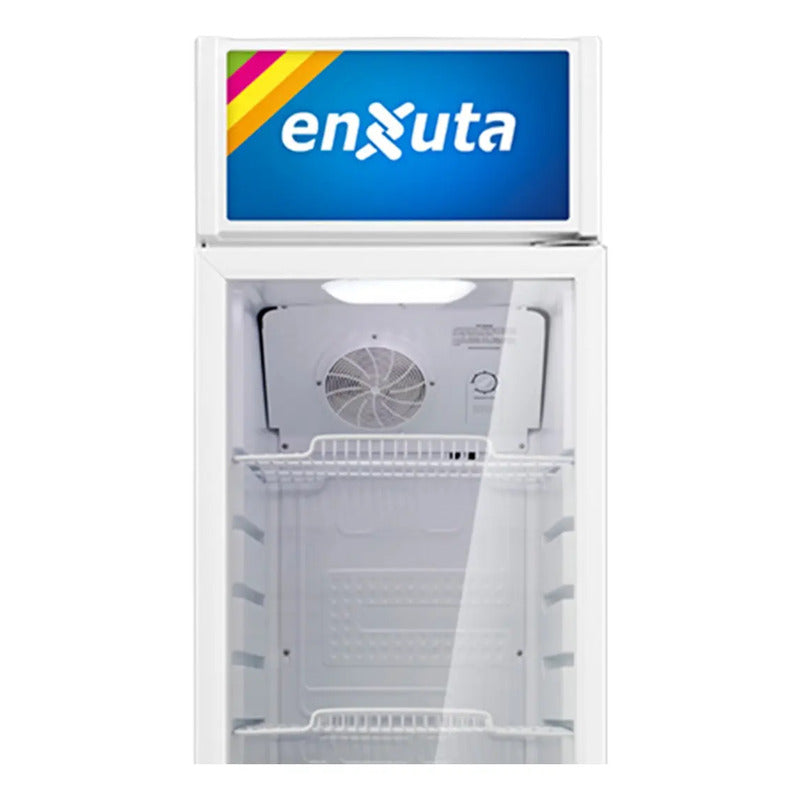 Vitrina Refrigerada Expositor Vertical Enxuta Venx9211 211 L Blanco