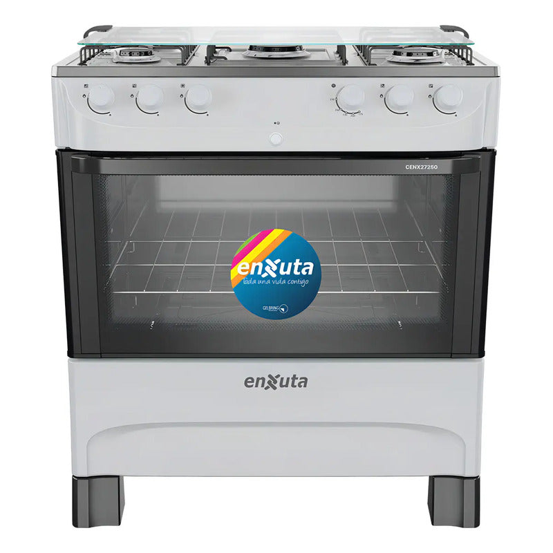 Cocina Supergas 5 Hornallas Blanca Con Termocupla Enxuta Blanco