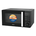 Microondas Enxuta 23l Negro Con Grill Y 5 Niveles De Cocción