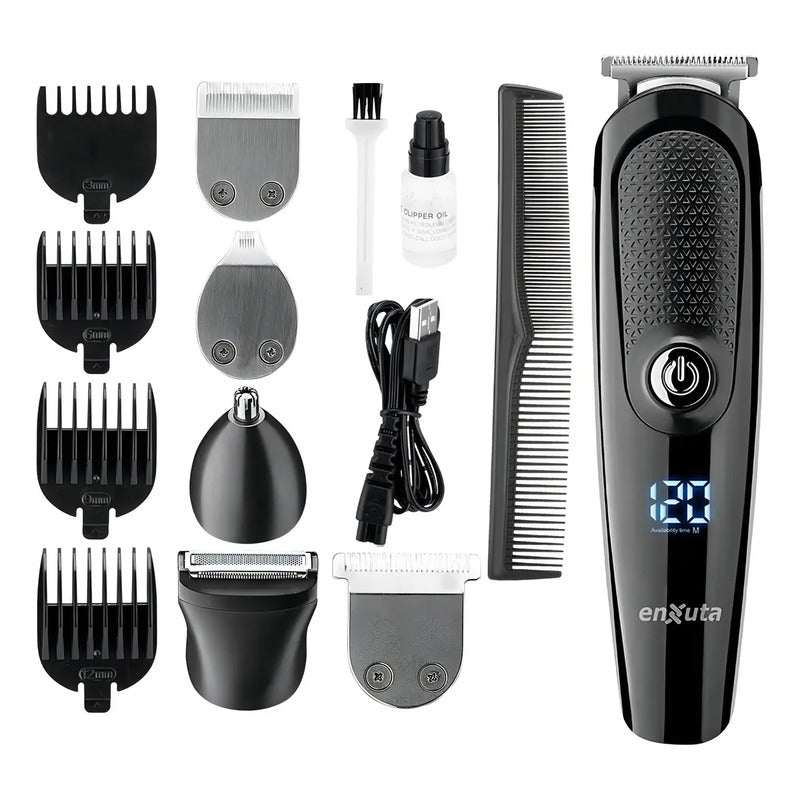 Cortapelo Enxuta 5 en 1 Recargable
