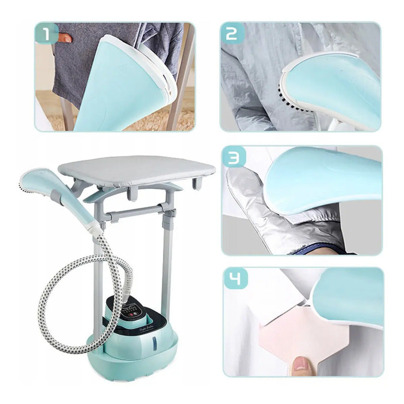 Plancha A Vapor Vertical Enxuta Digital Blanca Sdaenxpvd92 Blanco