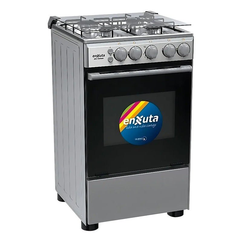 Cocina Enxuta a Gas con Encendido Electrónico 4 Hornallas