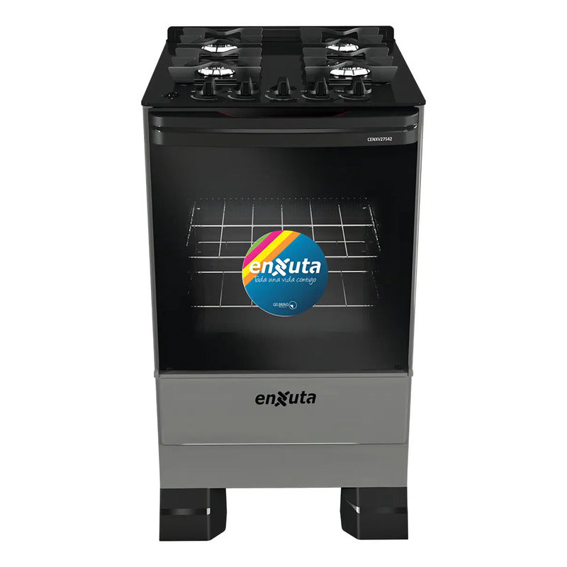 Cocina Enxuta a Gas con Grill 4 Hornallas