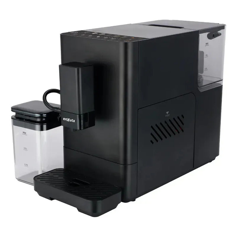 Cafetera Espresso Enxuta 1350w Molinillo Integrado 20 Bares Negro