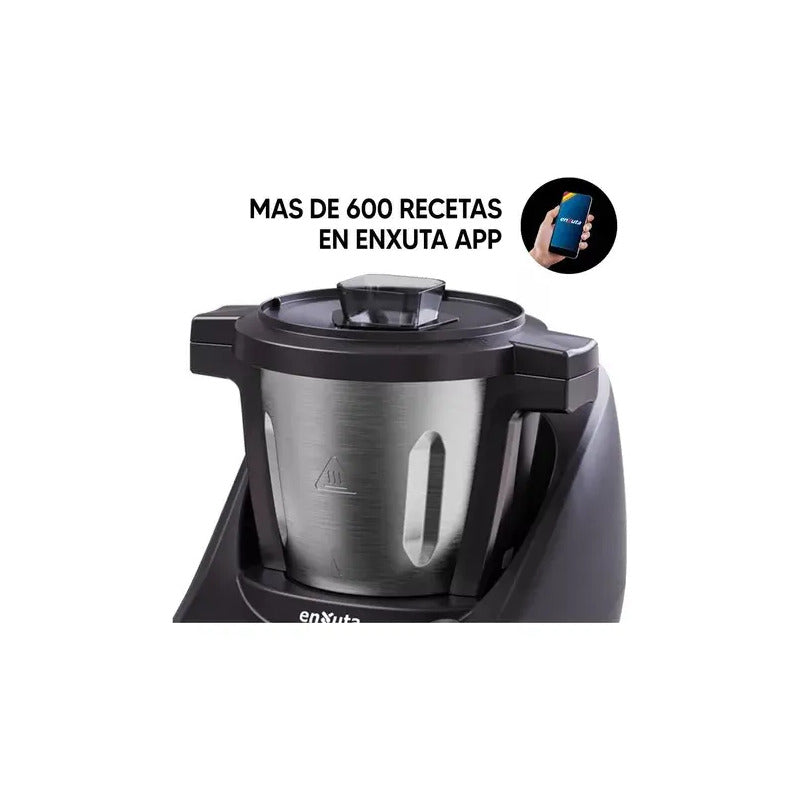 Robot De Cocina Enxuta Smart 1700w 2.3 L Con Accesorios Color Negro