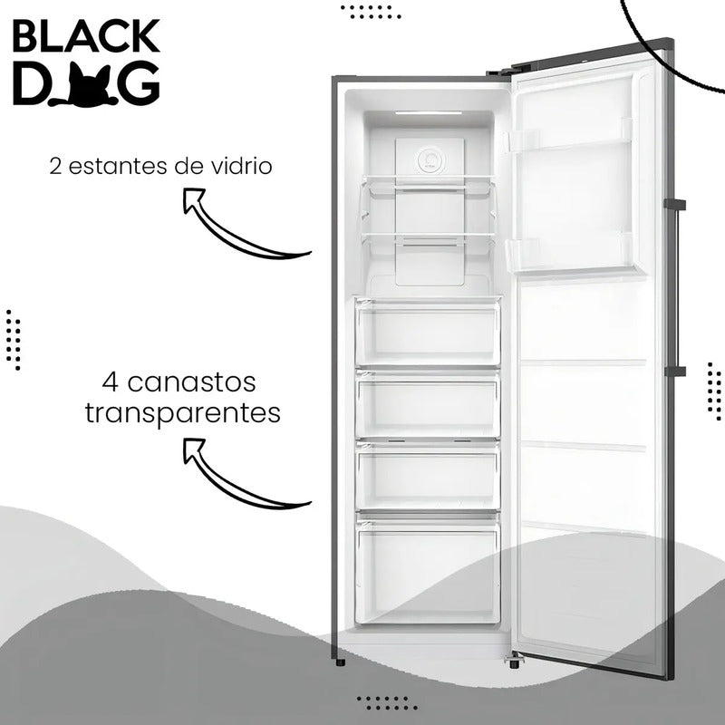Freezer Vertical Enxuta Fvenx22262nf 262l Gris Frio Seco Eficiencia A