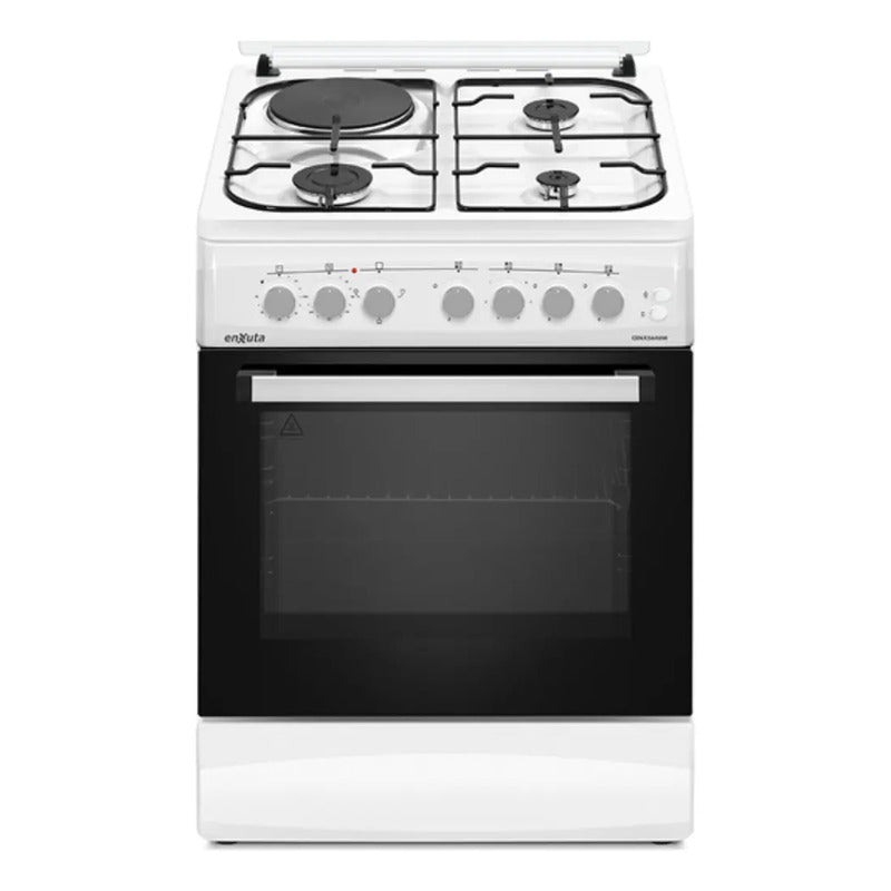 Cocina Enxuta Combinada 3 Hornallas + 1 Disco