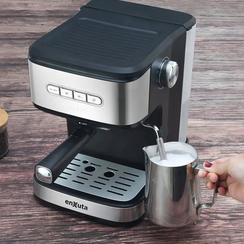 Cafetera Espresso y Cápsulas Enxuta 20 bar 1,5 L
