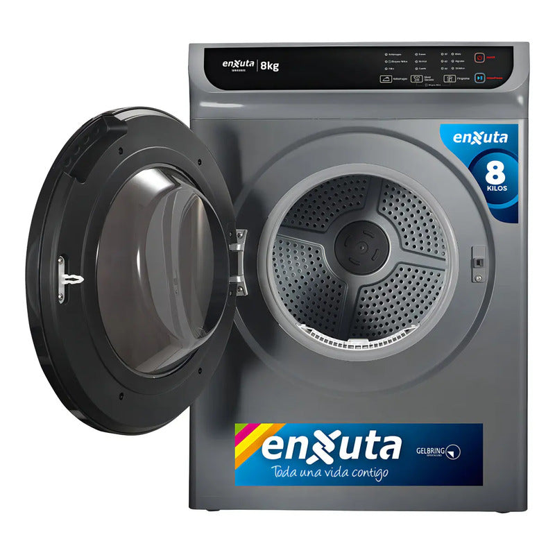 Secarropa Enxuta Carga Frontal Senx080s 8kg 220v Color Silver