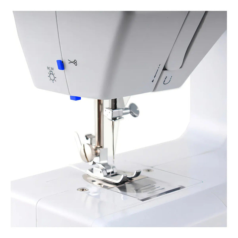 Máquina De Coser Enxuta Mcenx3720 20 Patrones De Puntadas Blanco