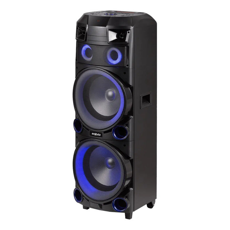 Torre de Sonido Enxuta Bluetooth 2 × 12″ 1.000 W PMPO