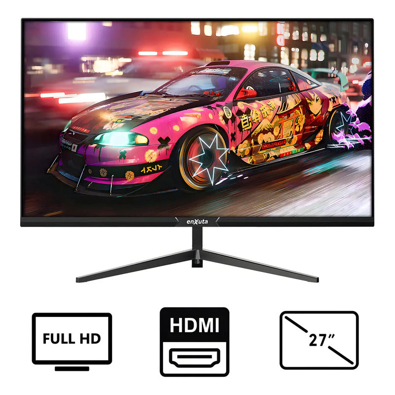 Monitor Enxuta Gamer Para Juegos 27´´ 165 Hz Full Hd Dimm Negro