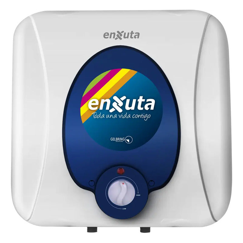 Termotanque Calefón Prisma 25 Litros Enxuta Tanque Acero Blanco
