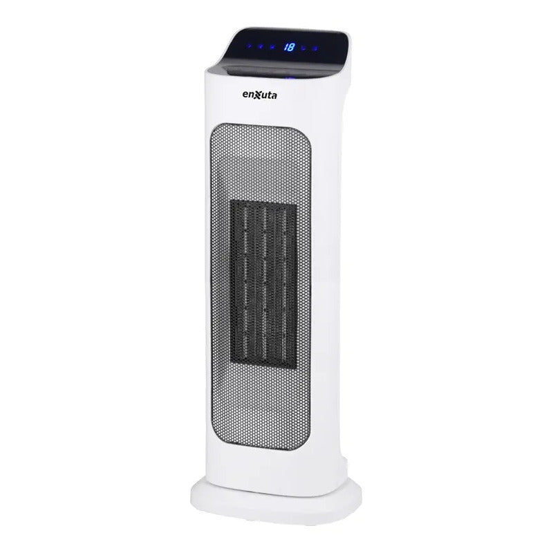 Caloventor Vertical Enxuta 2000w Blanco Termostato Led Oscilante
