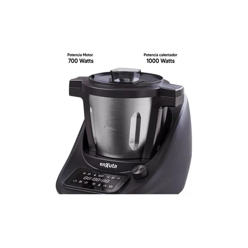 Robot De Cocina Enxuta Smart 1700w 2.3 L Con Accesorios Color Negro