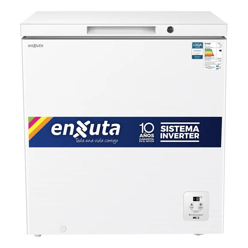 Freezer Horizontal Enxuta Inverter Función Dual 198 L