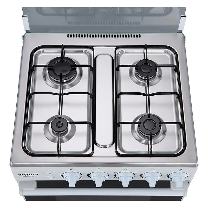 Cocina Enxuta a Gas con Grill 4 Hornallas