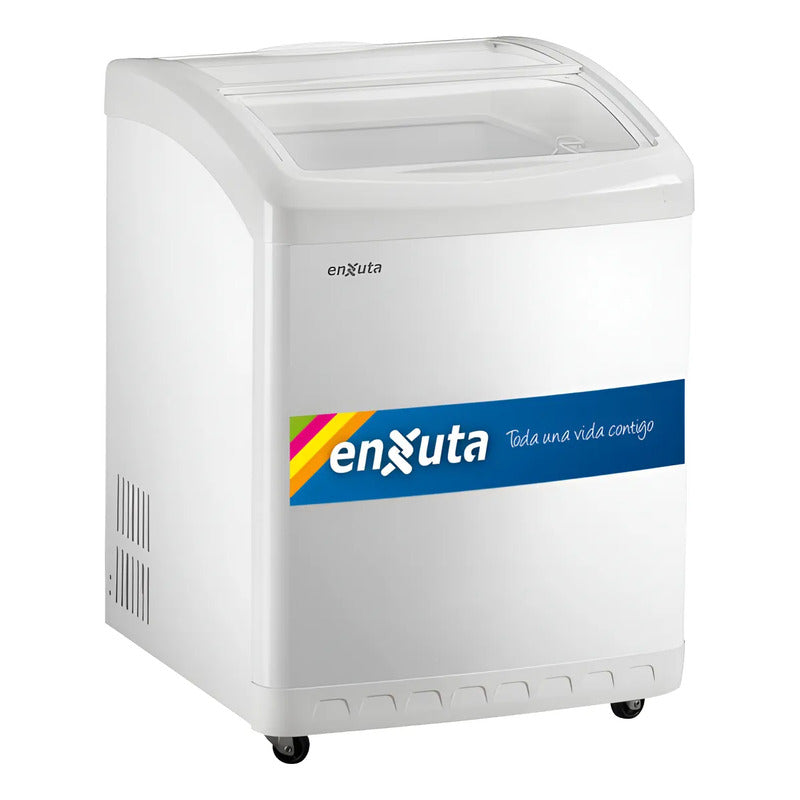 Vitrina Comercial Freezer Refrigerador Horizontal Enxuta Blanco