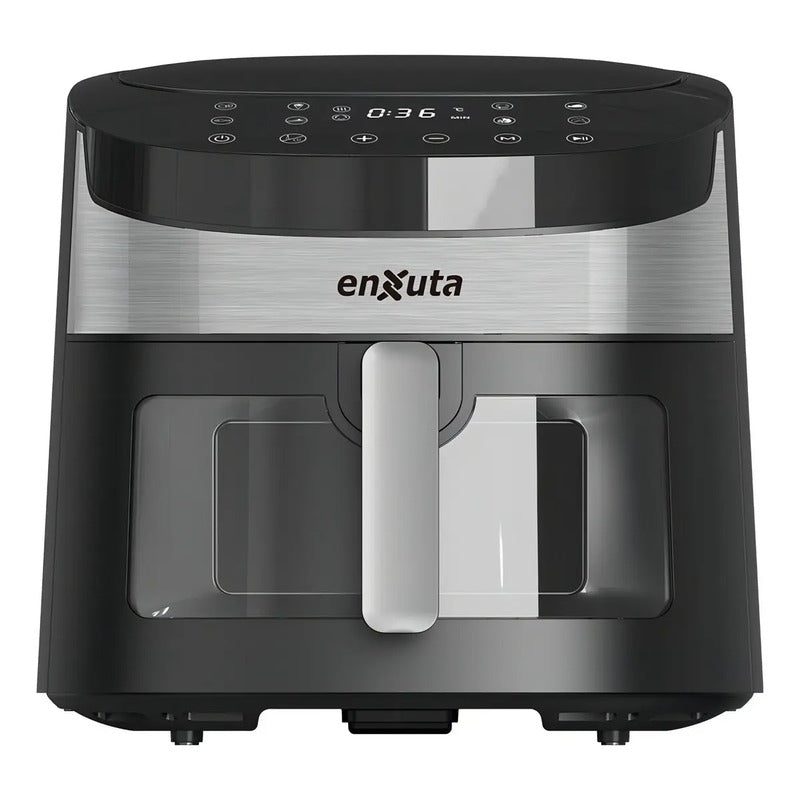 Freidora Sin Aceite Digital Enxuta 1800w 6.5l Con Visor Negro