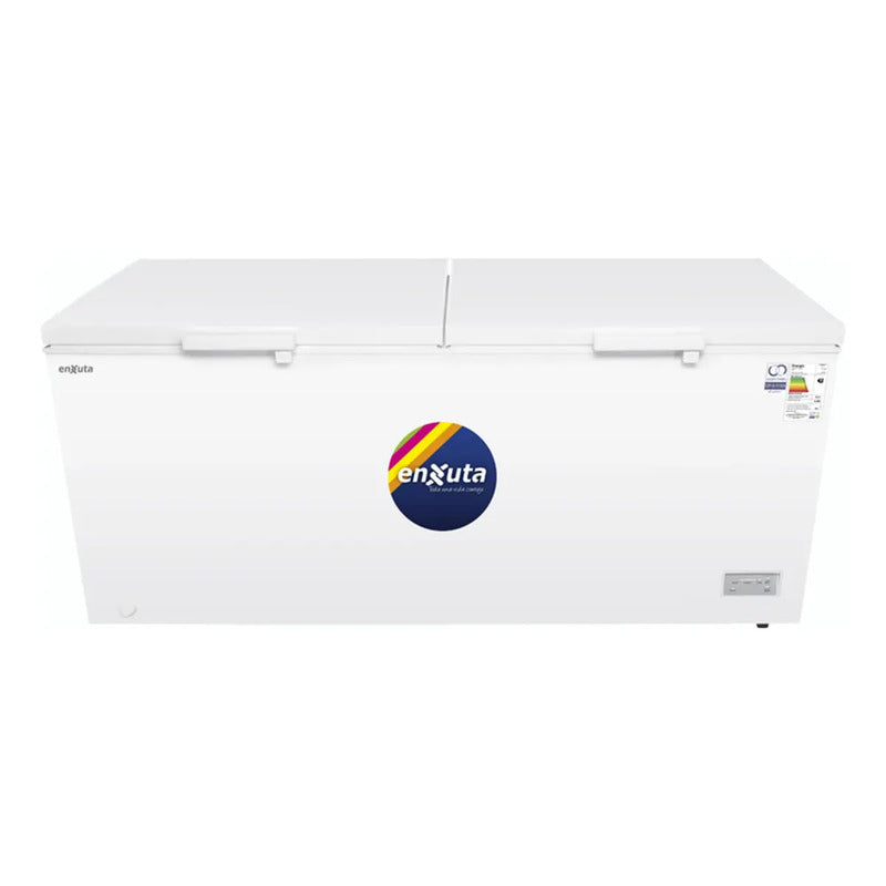 Freezer Horizontal Enxuta Fhenx22710 708l Doble Puerta Blanco