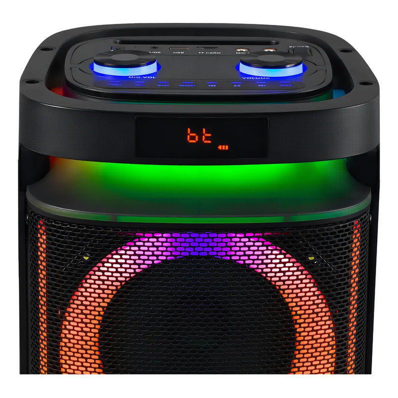 Party Box Portátil 6.5? X2 ? Bluetooth, 400 Watts ? Pbenx29 Negro