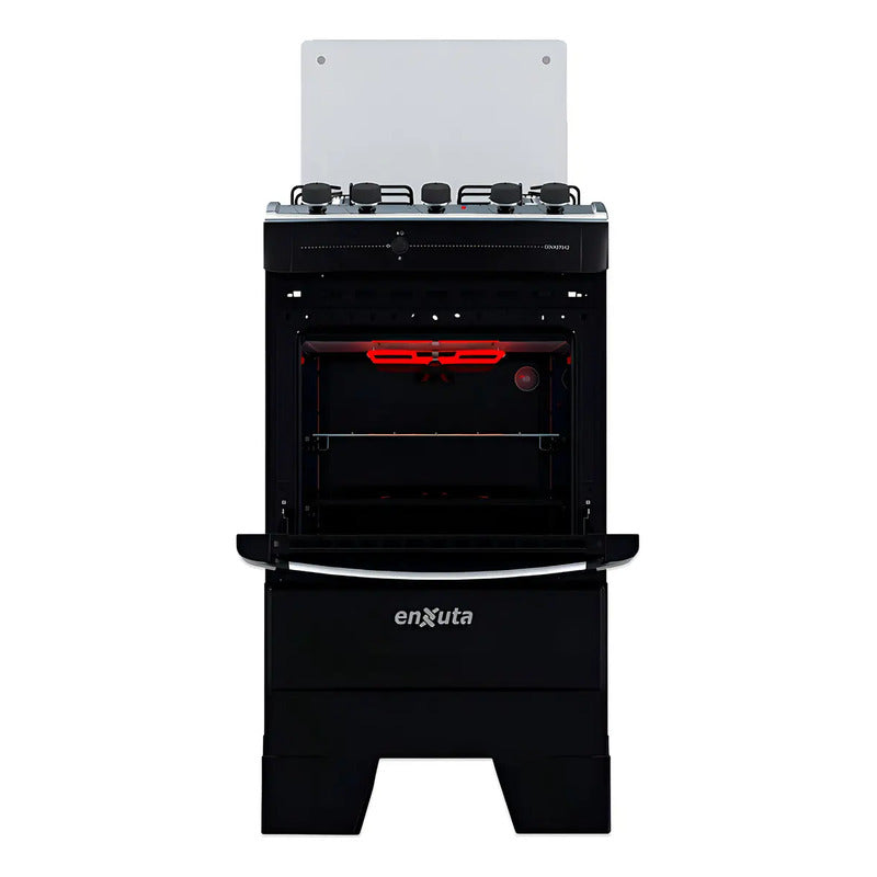 Cocina Enxuta a Gas con Grill 4 Hornallas