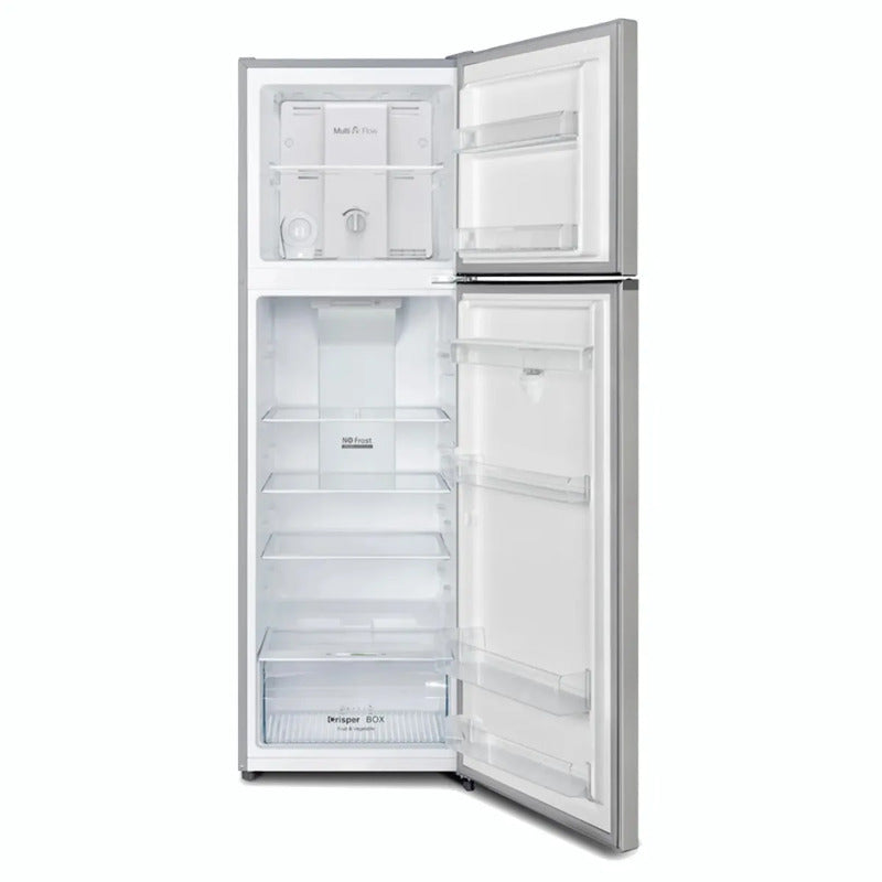 Refrigerador Enxuta Renx1300di Capacidad 298lts Frío Seco Con Dispensador Plateado
