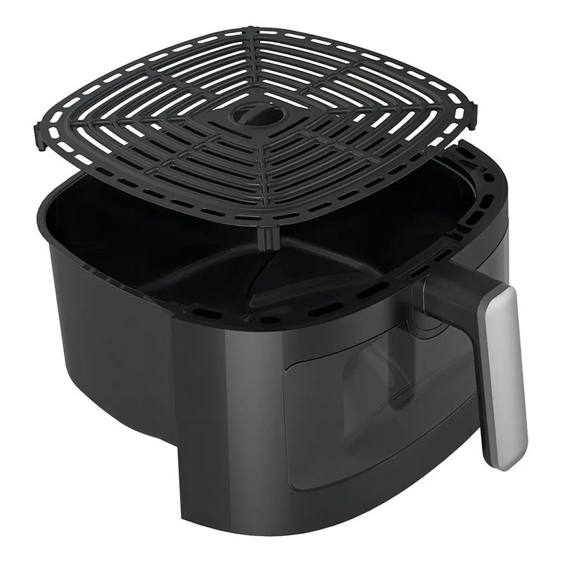 Freidora Sin Aceite Digital Enxuta 1800w 6.5l Con Visor Negro
