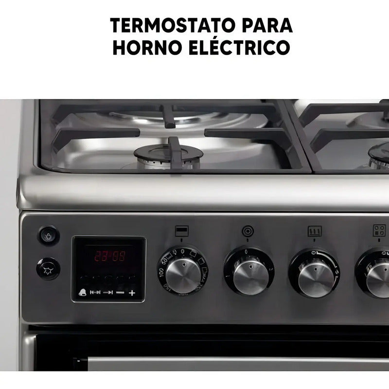 Cocina Enxuta Combinada 3 Hornallas + 1 Disco