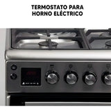 Cocina Enxuta Combinada 3 Hornallas + 1 Disco