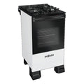 Cocina Supergas 4 Hornallas Blanca, Mesada De Vidrio, Hierro Blanco