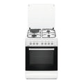 Cocina Combinada Enxuta 3 Hornallas Gas 1 Disco Eléctrico Blanco