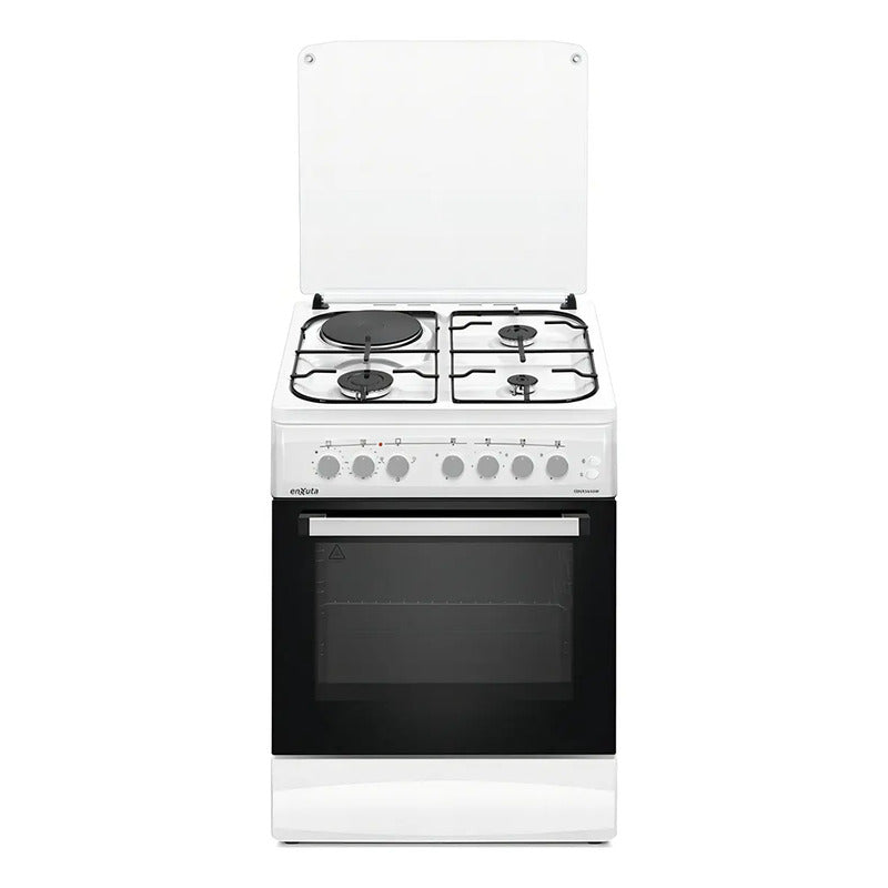 Cocina Enxuta Combinada 3 Hornallas + 1 Disco