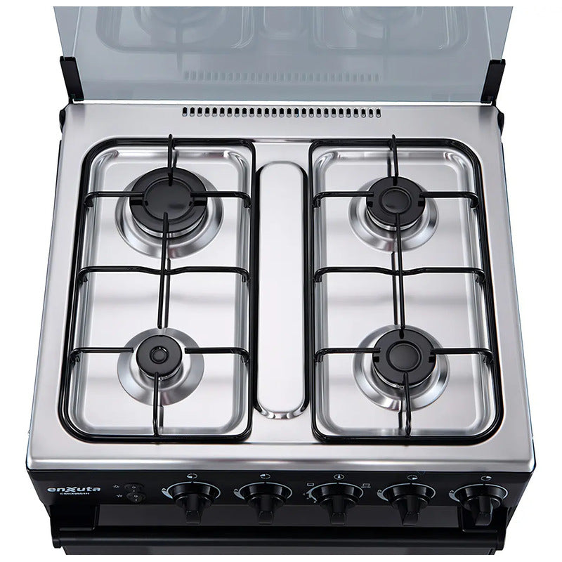 Cocina Enxuta a Gas con Grill 4 Hornallas